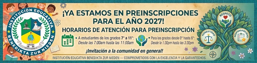 Preinscripciones 2027